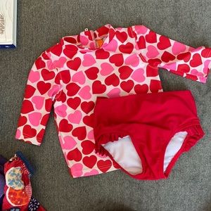 3/20⭐️ Rash guard set 12-18m